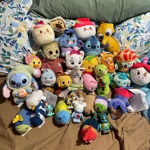 Assorted Plush Toys for Small Pets